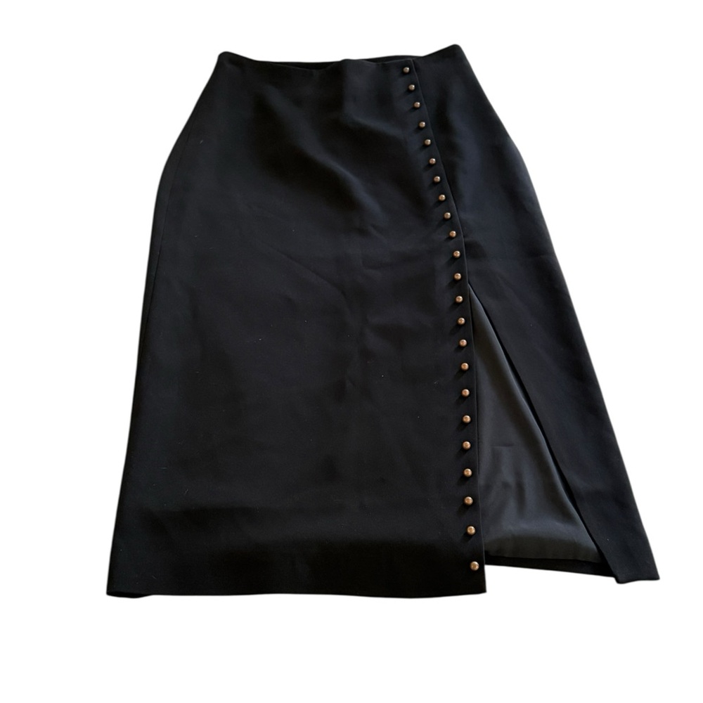 Cinq a sept women’s side slit pencil skirt in black- size 2